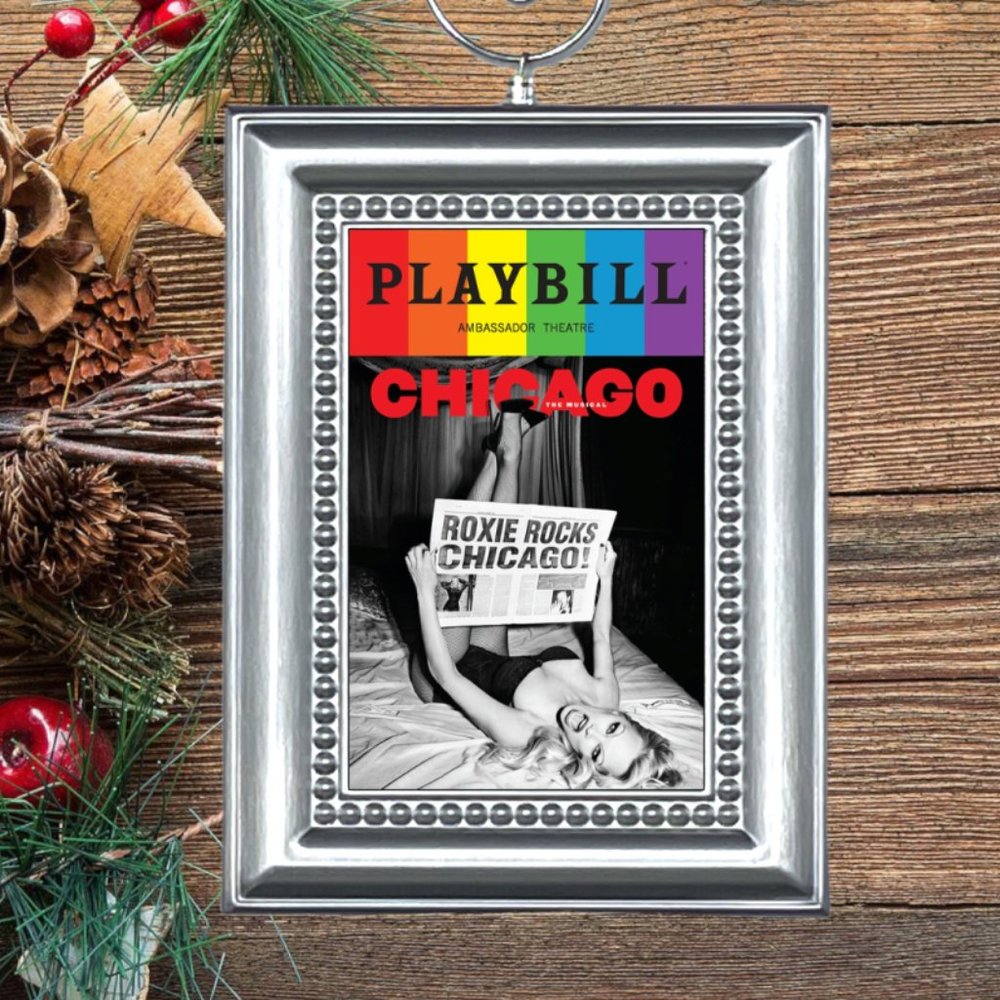 Chicago Broadway Musical‎ Playbill Christmas Tree Ornament